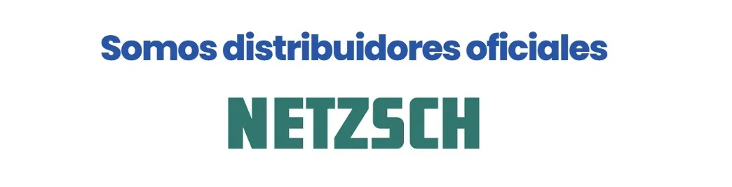 Logotipo corporativo de la marca alemana especializada en equipos NETZSCH para análisis térmico y soluciones avanzadas de laboratorio industrial.