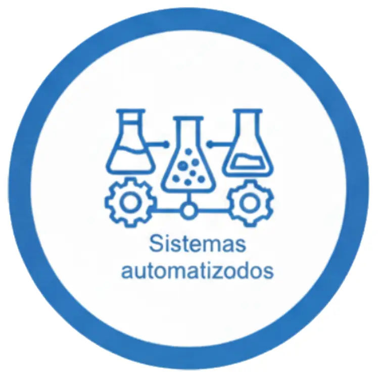 Icono del espectrofotómetro de absorción atómica automatizado para laboratorios con muchas muestras para trabajo seguro.